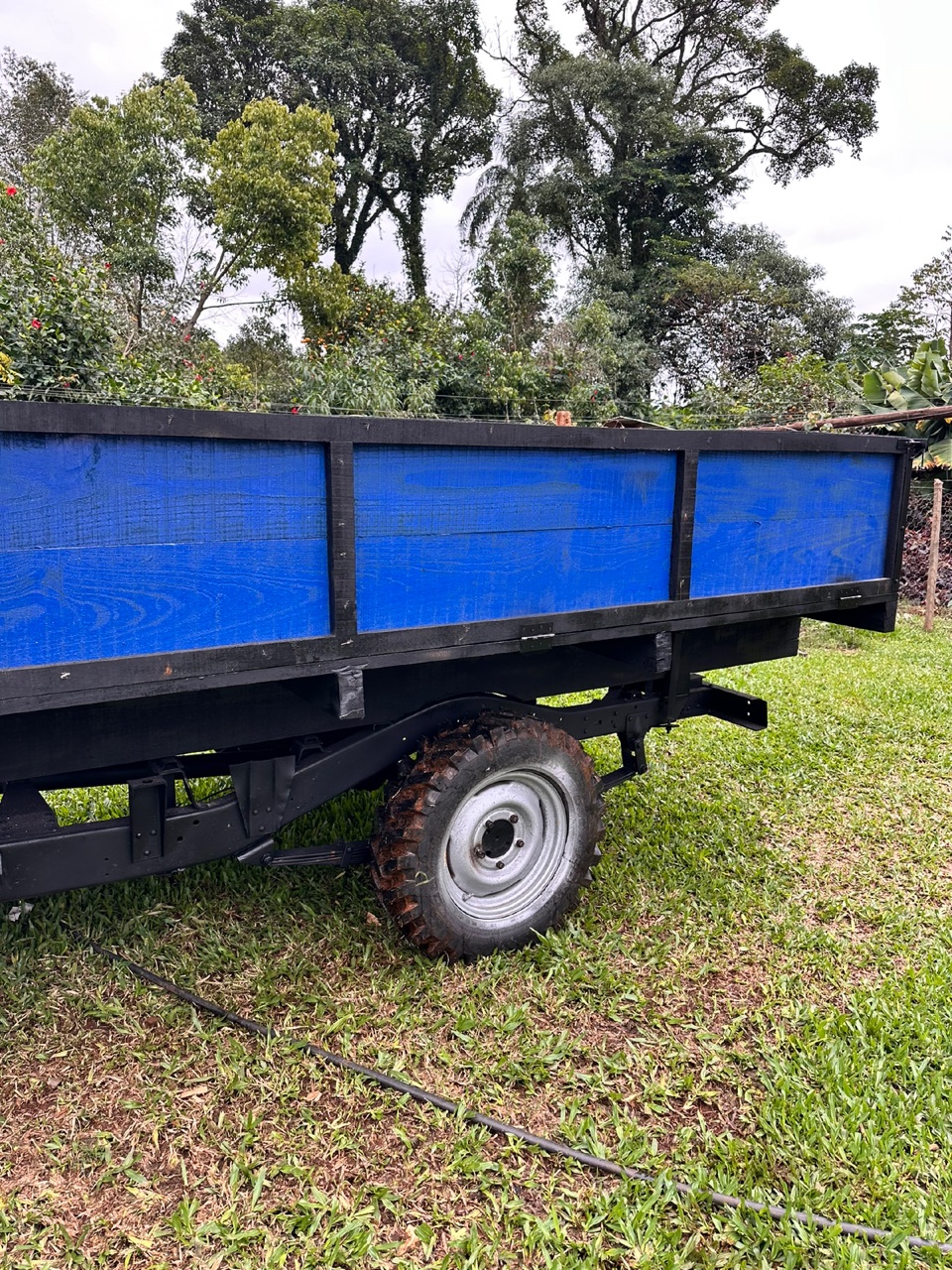 Carreta traçada e reduzida 4x4 1 pistao